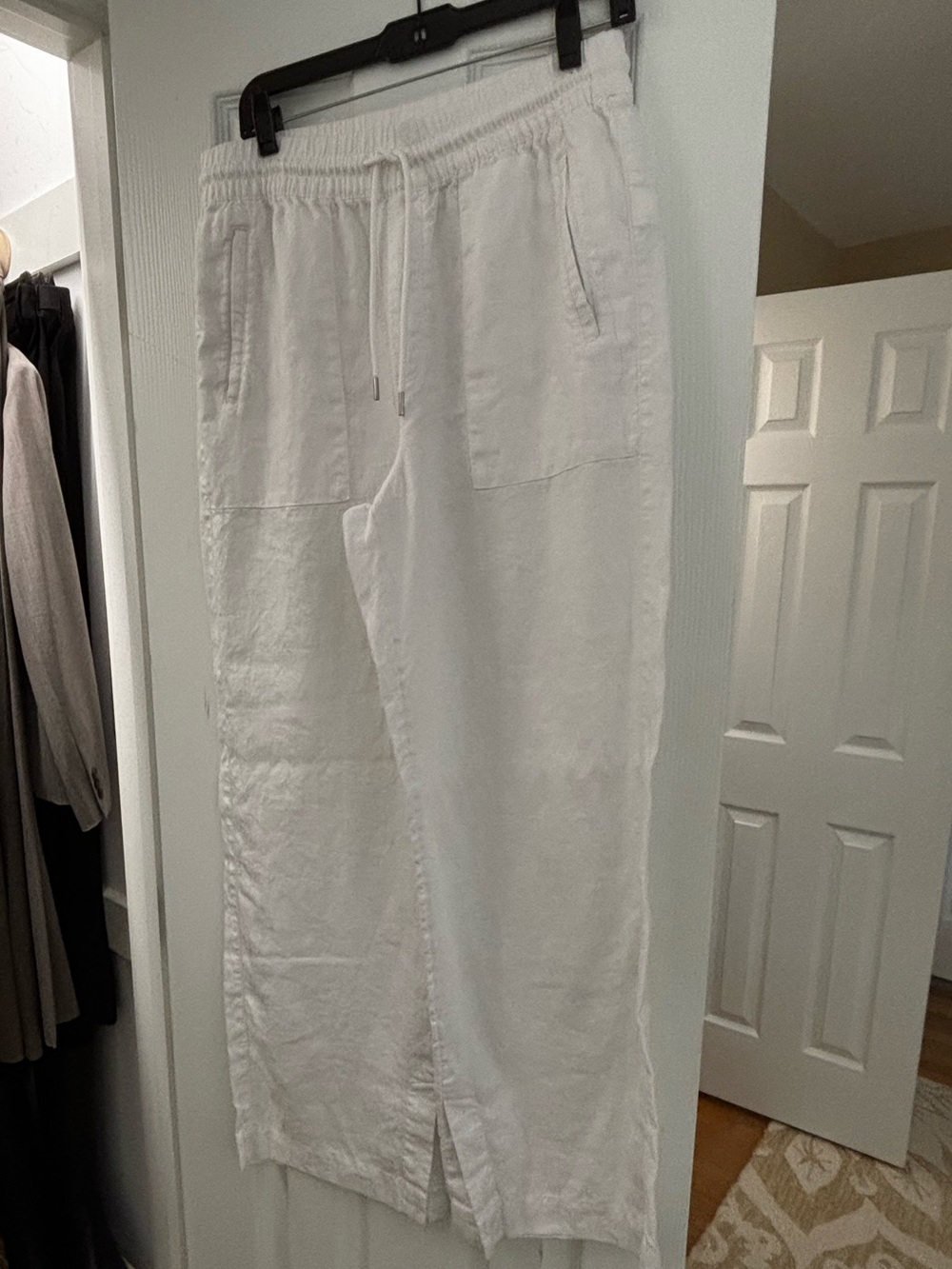 Athleta Retreat White Wide Leg Pants